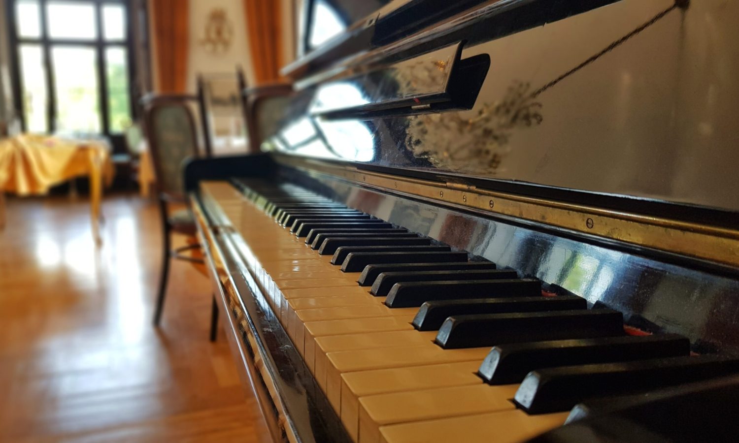 Image en gros plan des touches de piano Image en gros plan des touches de piano