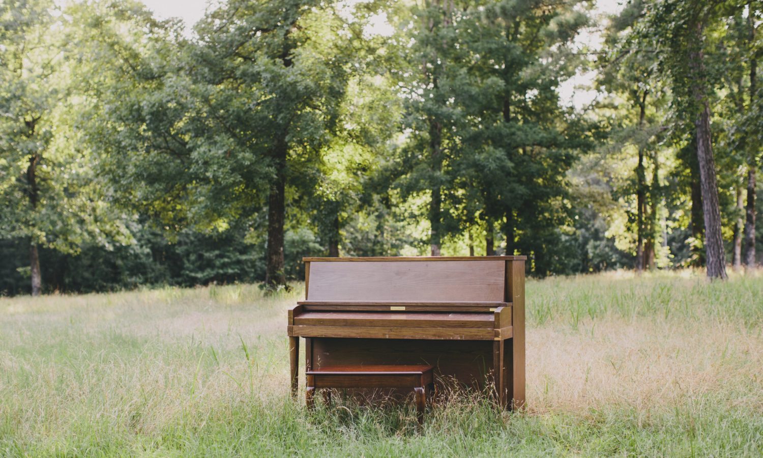 le piano dans la forêt un piano en bois dans une forêt